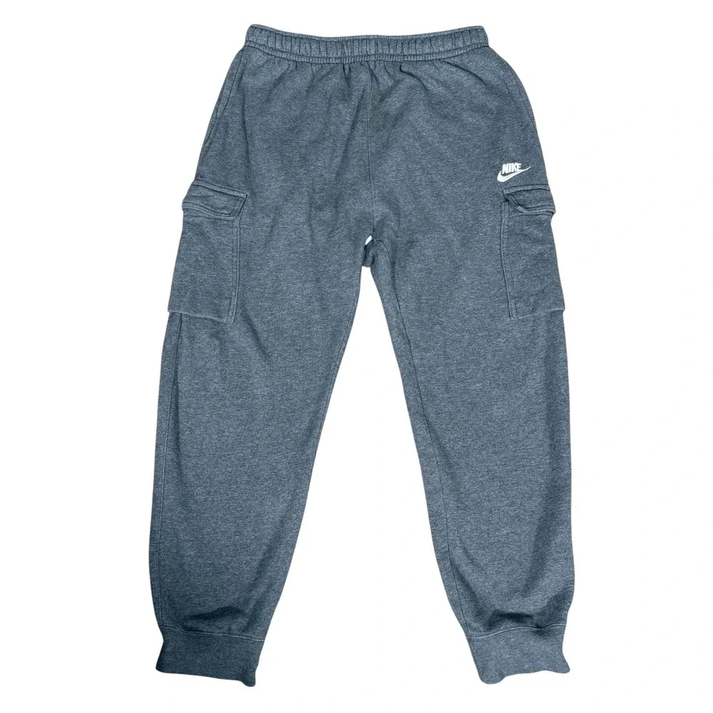 Nike Sportswear Club Fleece Cargo Pants Mens Medium Joggers CD3129-071 Gray